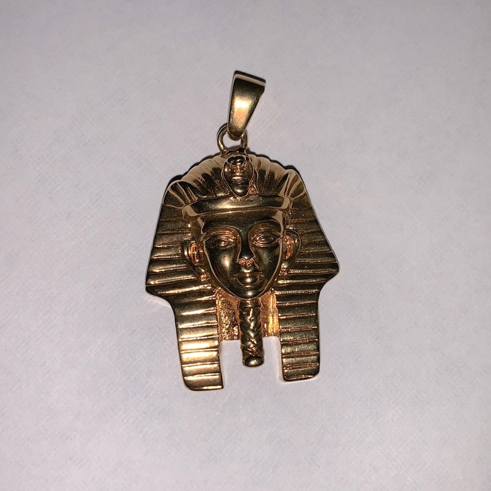 Pharaoh Pendant.  Gold God